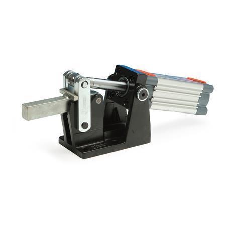 Otto Ganter Heavy Duty Pneumatic Toggle Clamp with Magnetic Piston, GN 861
